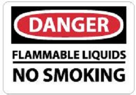 Danger - Flammable Liquids - No Smoking